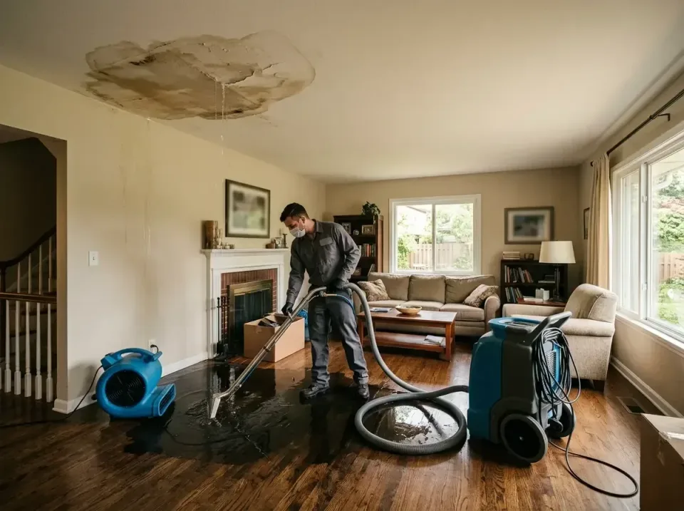 attic-pipe-burst-ceiling-drip-008 — frequently asked questions, Water Damage Restoration & Carpet Care in Adrian, MI